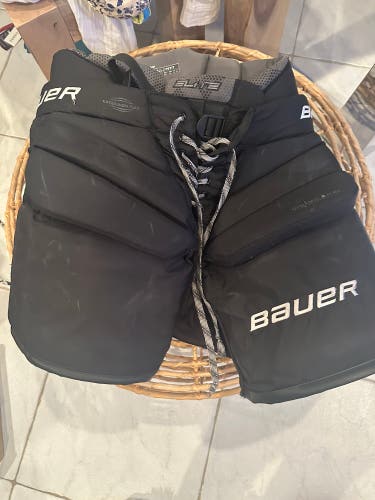 Senior Small Bauer Elite Hockey Goalie Pants (Used)