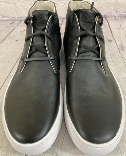 Sperry Top Sider Mens Durable Leather High Tops Medium Toe Box Tall Soles Black