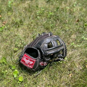 RARE Rawlings Heart of the Hide RH Infield Baseball Glove PROAK2 11.5" with black patch