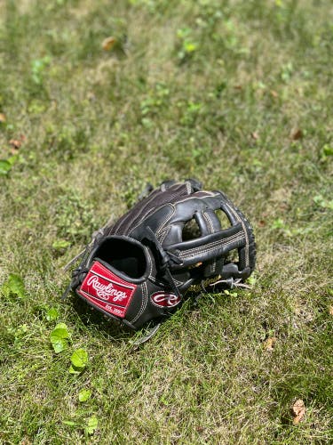 RARE Rawlings Heart of the Hide RH Infield Baseball Glove PROAK2 11.5" with black patch