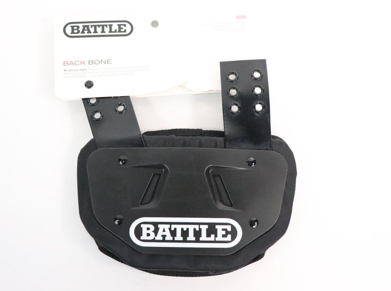 Battle Youth Football Protective Back Plate Black New