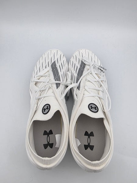 Under Armour Magnetico Elite 4 FG Soccer Cleats White Black 3027700-101 Men 10 Under Armour Magnetico Elite 4 FG Soccer Cleats White Black  main image 3