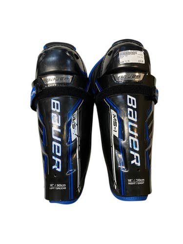 Used Bauer MS1 Senior Shin Guards None 12" 11706-S000365982