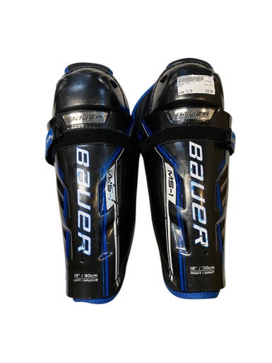 Used Bauer MS1 Senior Shin Guards None 12" 11706-S000365982