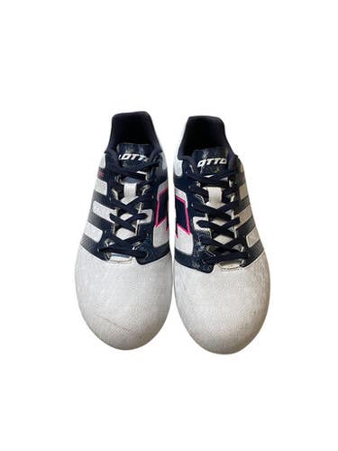 Used Lotto Soccer Cleats White Junior 06 11706-S000365968