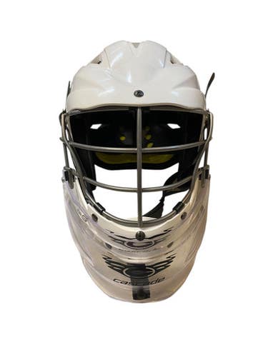 Used Cascade CSR Lacrosse Helmet White One Size 11706-S000365967