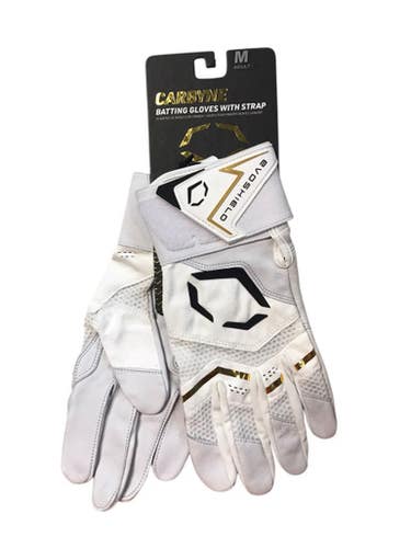 Used Evoshield BB/SB Batting Gloves White LG 11706-S000365933