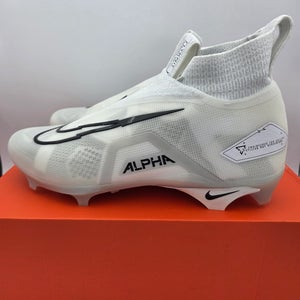 Nike Alpha Menace Elite 3 'Pure Platinum' Football Cleats Men's Size 13.5