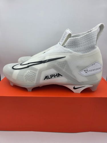 Nike Alpha Menace Elite 3 'Pure Platinum' Football Cleats Men's Size 13.5