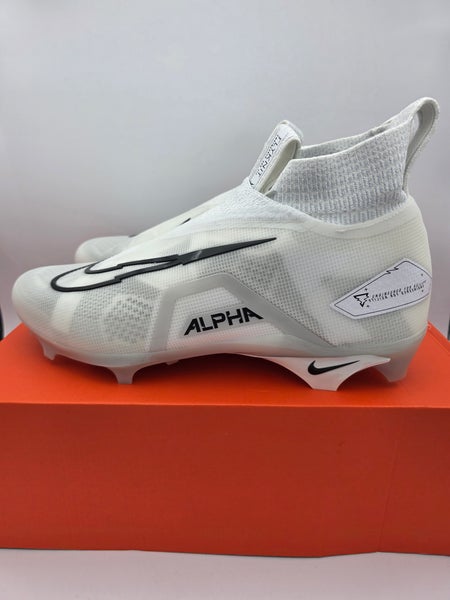Nike Alpha Menace Elite 3 'Pure Platinum' Football Cleats Men's Size 13.5