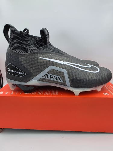 Nike Alpha Menace Elite 3 'Black Iron Grey' Football Cleats Men's Size 12