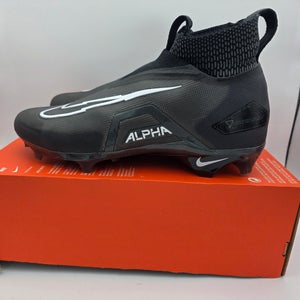 Nike Alpha Menace Elite 3 'Black Grey' Football Cleats Men's Size 11