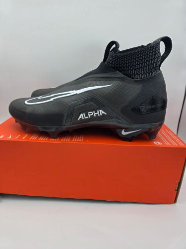 Nike Alpha Menace Elite 3 'Black Grey' Football Cleats Men's Size 11