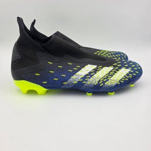 Adidas Predator Freak.3 Laceless FG 'Demonscale- Royal Blue Yellow' Soccer Cleats Men's Size 12.5