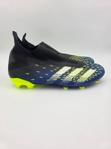 Adidas Predator Freak.3 Laceless FG 'Demonscale- Royal Blue Yellow' Soccer Cleats Men's Size 12.5