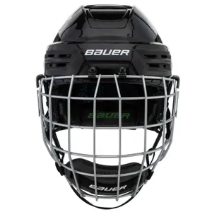 New Medium Black Bauer Re-Akt 85 Helmet Combo
