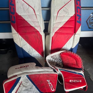 31" CCM Extreme Flex 6.9 Regular Goalie Full Set (Used)