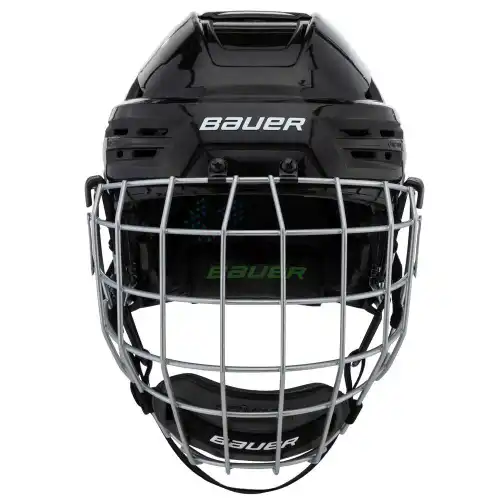New Large Black Bauer Re-Akt 85 Helmet Combo
