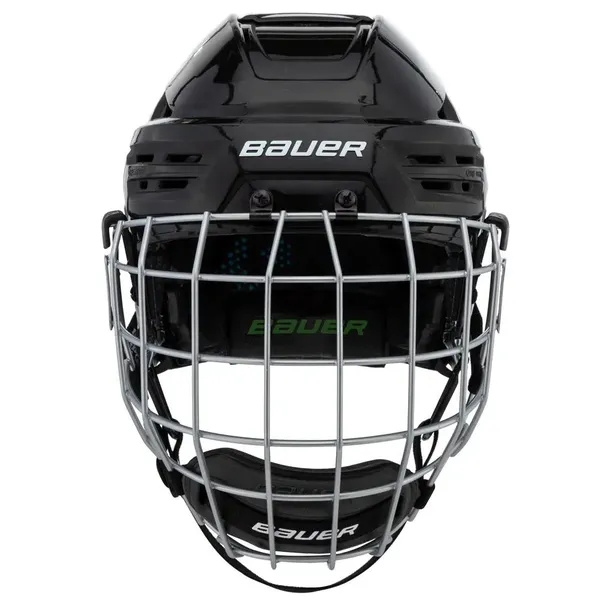 New Large Black Bauer Re-Akt 85 Helmet Combo