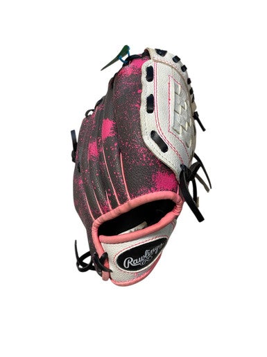 Used Rawlings PL90WP BB/SB Glove T-ball White 9" 11706-S000362386