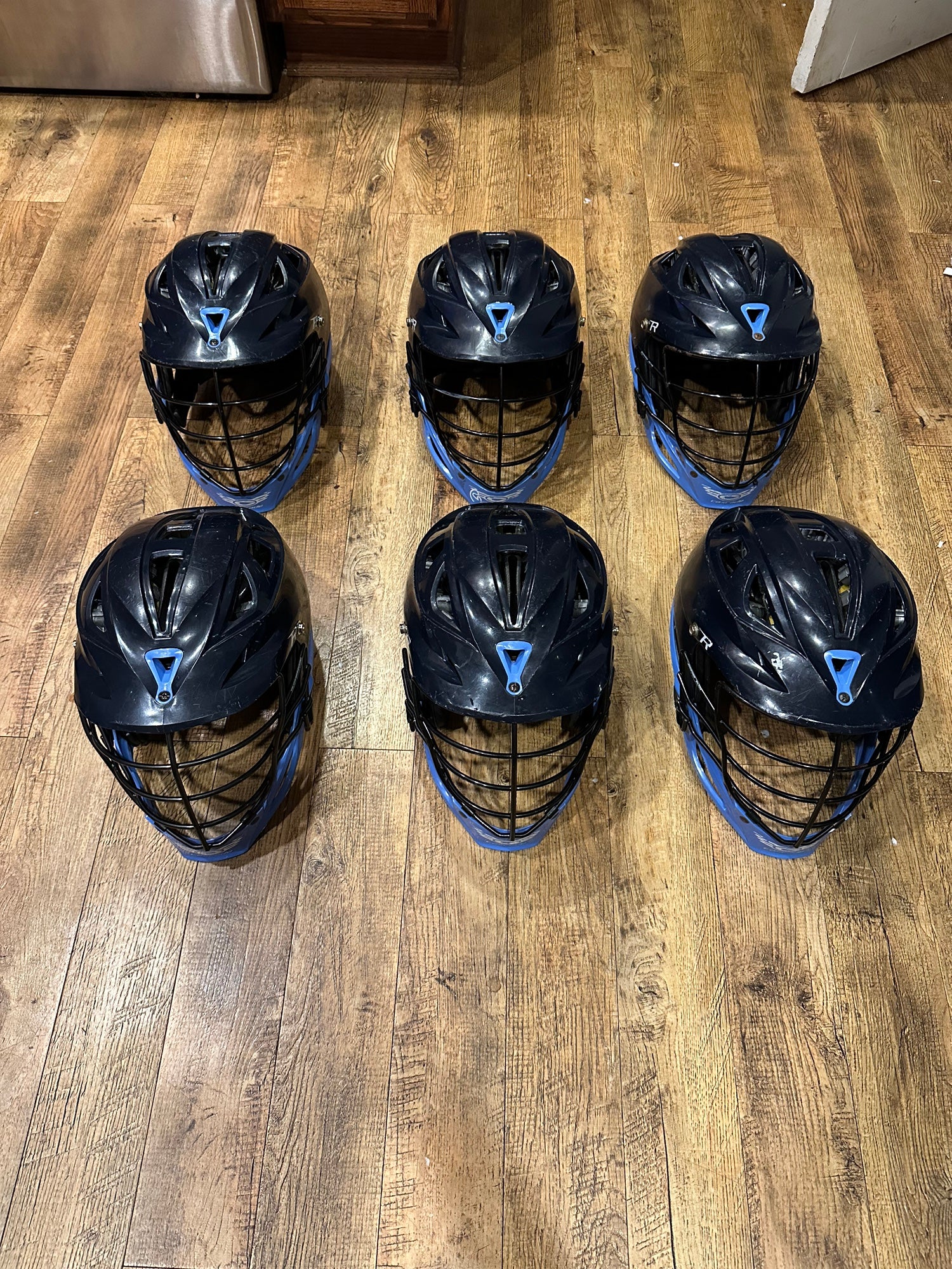 CUSTOM Cascade XRS PRO Helmet ***Matte Black Black Mask*** - Sachem Sports  Club, image size:1500x2000