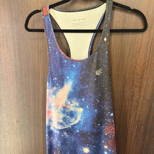 Men’s medium adult USED Jed North Racerback Lifting Gym Workout Tank Top - Galaxy