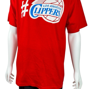 LA Clippers Chris Paul #3 @CP3 Majestic T-Shirt Mens Large Red New