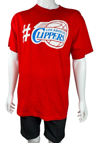 LA Clippers Chris Paul #3 @CP3 Majestic T-Shirt Mens Large Red New