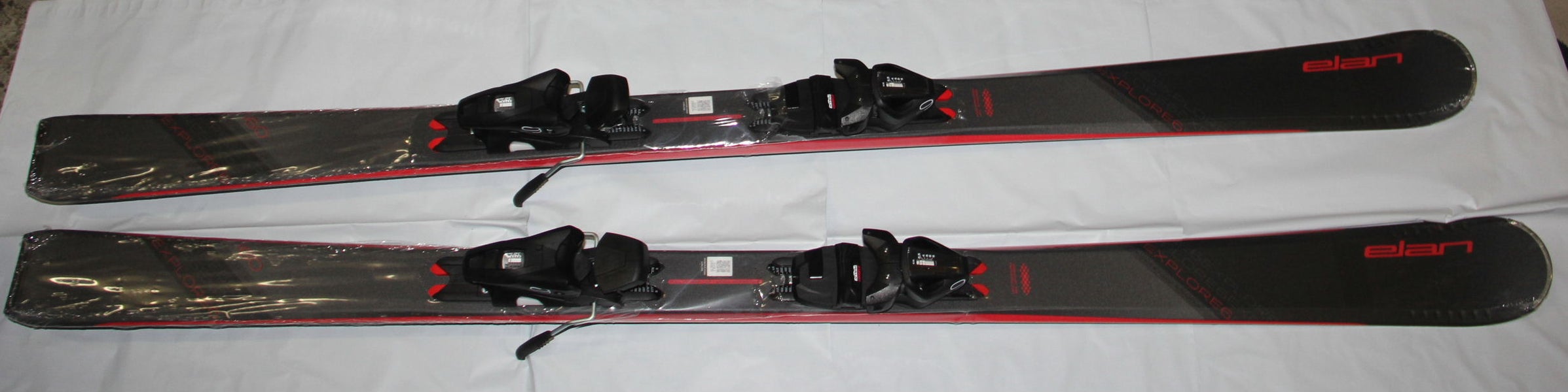 NEW  Elan Explore 6 -168cm skis men's with EL 9.0 GW size adjustable bindings
