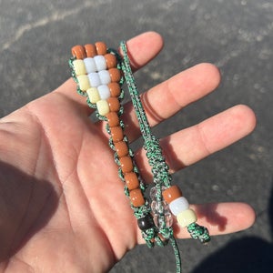 CROSS-CHECK Lanyard/Keychain Oak Wood & Cord Classic Traditional Configuration(LE Crosslace)