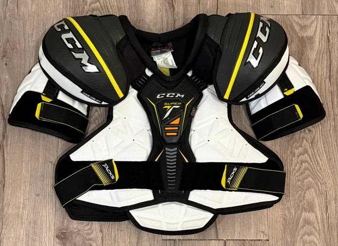 Large Senior CCM Supertacks Shoulder Pads Pro Stock (Used)