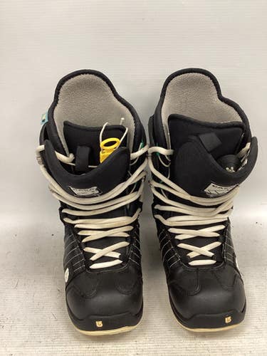 Used Burton CASA Womens Snowboard Boots Black Senior 5 11851-S000039410