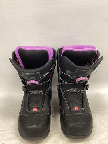 Used Head GALORE Womens Snowboard Boots Black Senior 7.5 11851-S000039409