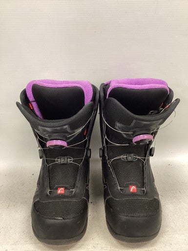 Used Head GALORE Womens Snowboard Boots Black Senior 7.5 11851-S000039409