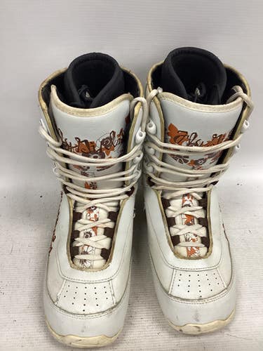 Used World Industries MY GIRLS Womens Snowboard Boots White Senior 9 11851-S000039412