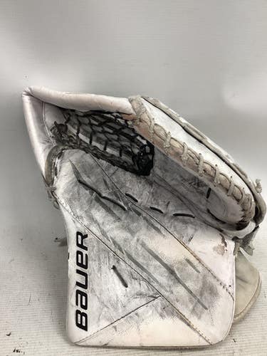 Used Bauer 3X Senior Goalie Catcher White 11851-S000039404