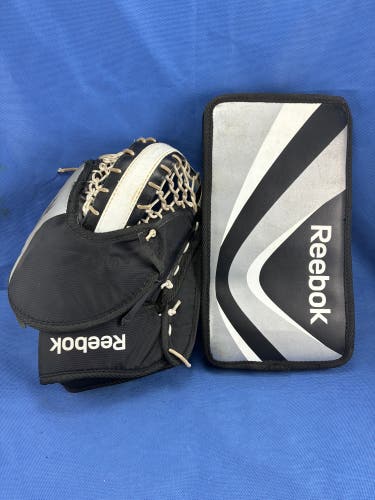 Reebok YTH 2K Glove and Blocker Set