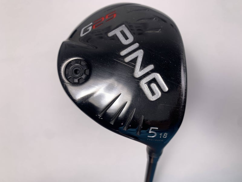 Ping G25 5 Fairway Wood 18* TFC189 Regular Graphite Mens RH Midsize Grip