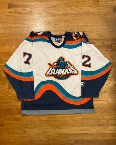 Vintage New York Islanders Fisherman Matthieu Schneider Hockey Jersey