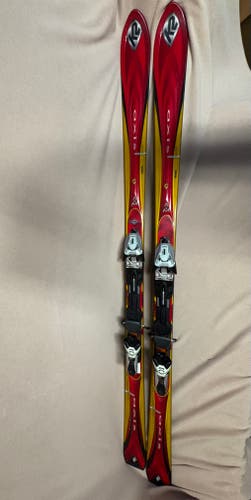 Men's All Mountain 181 cm K2 Axis Skis With Bindings Max Din 16 (Used)