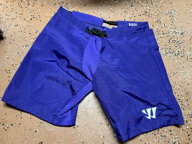USED FPHL PURPLE ELMIRA MAMMOTH  HOCKEY PANT COVER UPS SIZE Large