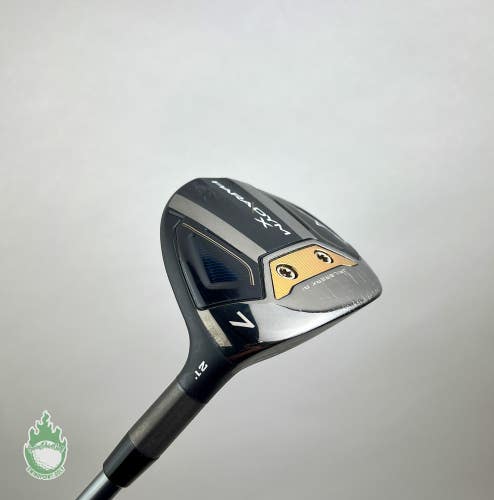 Right Handed Callaway Paradym X 7 Wood 21* HZRDUS 60g Regular Graphite Golf