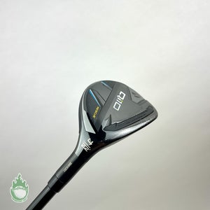 Used RH TaylorMade Qi10 4 Hybrid Rescue 22* Ventus 70g Stiff Graphite Golf Club