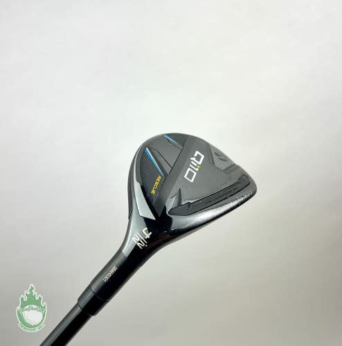 Used RH TaylorMade Qi10 4 Hybrid Rescue 22* Ventus 70g Stiff Graphite Golf Club