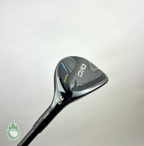 Used RH TaylorMade Qi10 4 Hybrid Rescue 22* Ventus 70g Stiff Graphite Golf Club