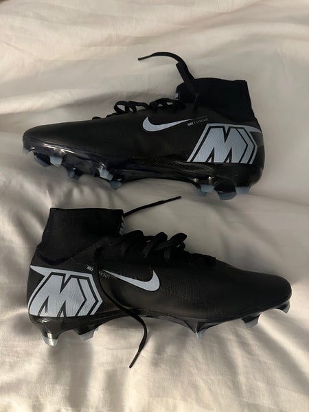 Black Unisex Size M 7.0 (W 8.0) Nike Mercurial Superfly Molded Cleats Cleats (New)