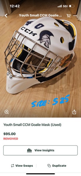 Youth CCM Goalie Mask (Used)