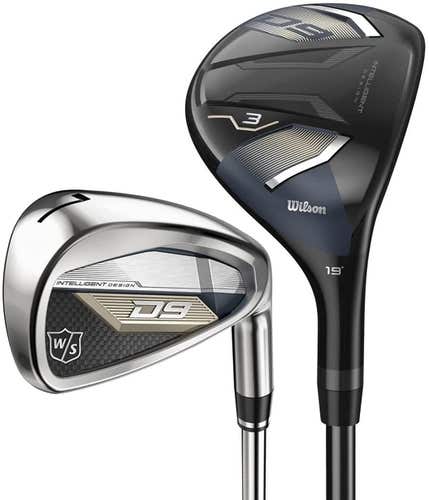 Wilson Staff D9 Combo Iron Set 4H-5H+6-GW (Graphite Tensei Silver Regular) NEW