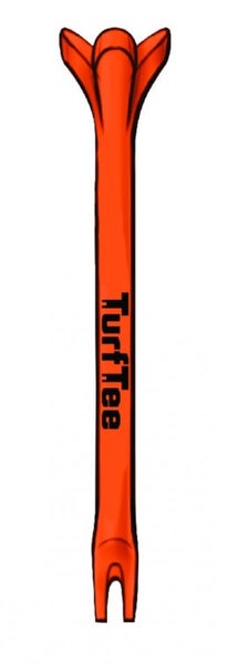 Zero Friction Turf Tees Power 3-Prong (3" Orange, 12pk) Golf Tee / Repair Tool