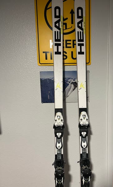 HEAD World Cup SG super g 213 cm Racing Skis With Head Freeflex 